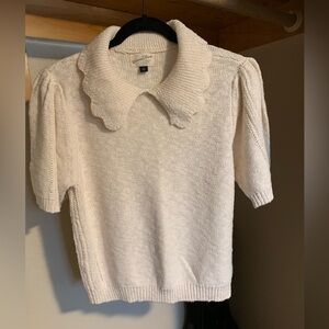 Universal Thread Collared Short Sleeve Sweater